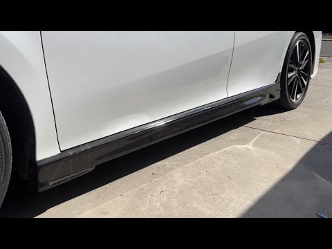 INSTALLING NEW SIDE SKIRTS!! | CAMRY XSE 2018 - 2023 |