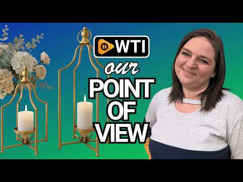 12.5" & 16.5" Decorative Lanterns Set of 2 - WTI product video review