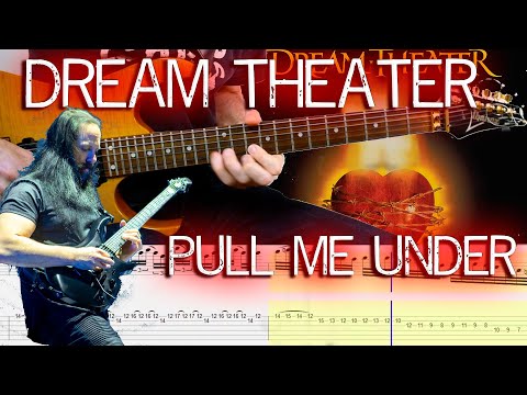 Dream Theater - Pull me under (Guitar Lesson With TAB & Score)🎸
