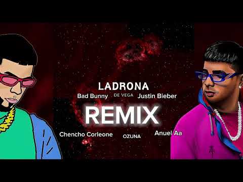 Ladrona REMIX - Chencho, Bad Bunny, Ozuna, Anuel Aa, Justin Bieber, De Vega (VERSIÓN IA) #devega