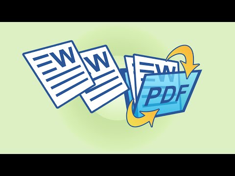 Word DOC to PDF Video