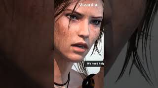 Lara Croft Sends Out an SOS Signal for Rescue