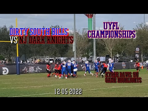 Kyree Davis 9U vs Dirty South Bills 9U Football UYFL Championships 12-05-2022