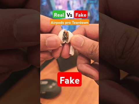 Original Vs Fake Apple Airpods pro Teardown comparison! #apple #airpods #fake #original