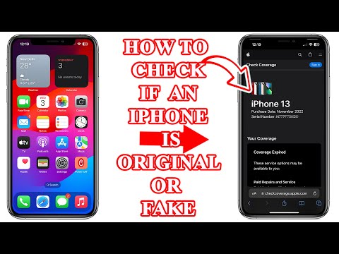How to check real or fake on your iphone 13