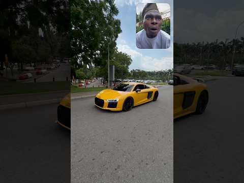 Audi R8 on the street of Abuja city 🙌🏻🥶 #fypviral