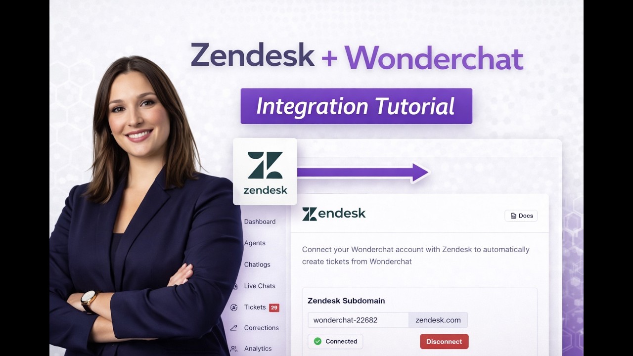 How to Add an AI Agent to Zendesk (Wonderchat Integration Guide)