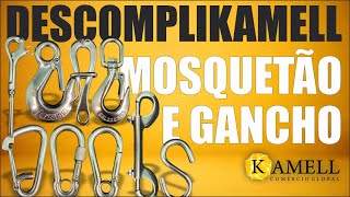 MOSQUETÃO E GANCHO - DESCOMPLIKAMELL