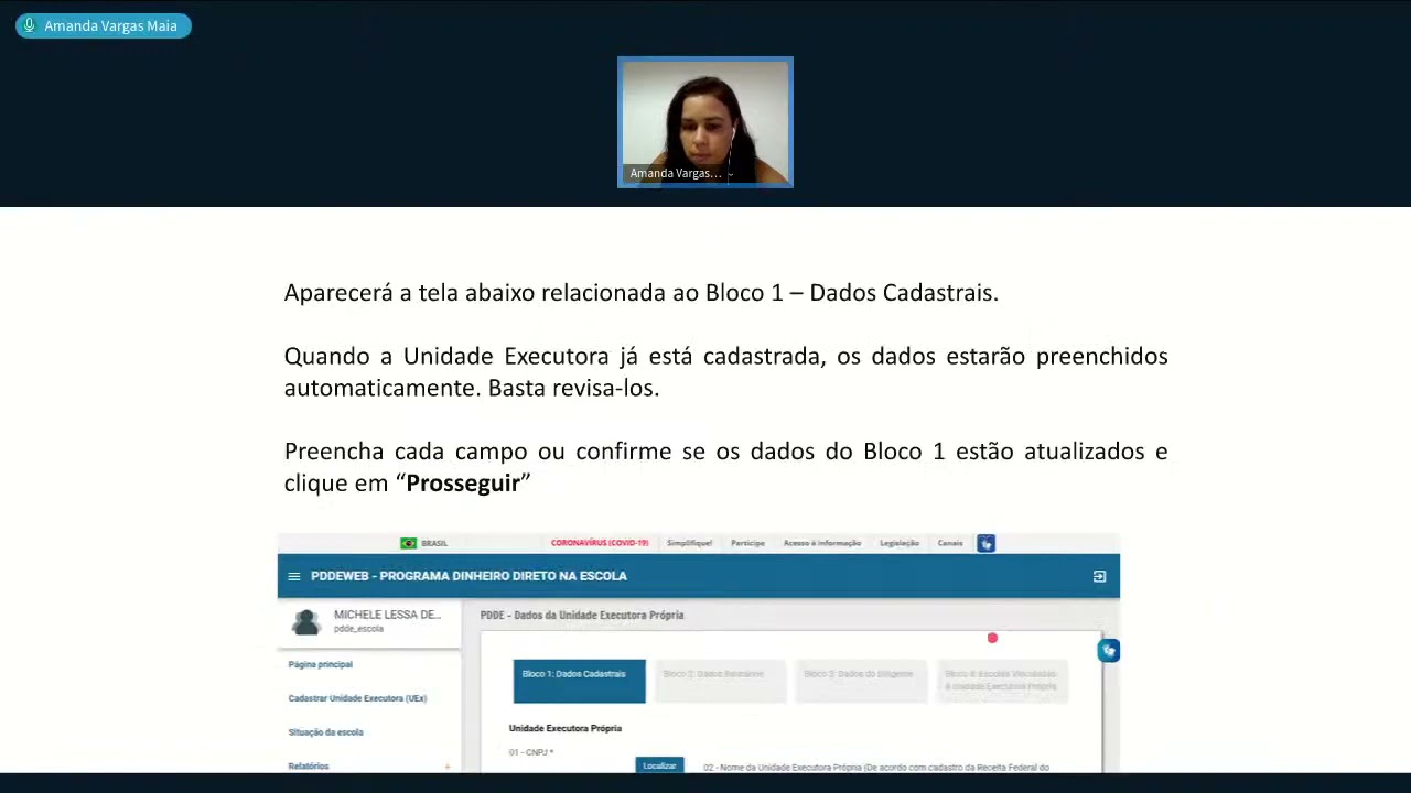 Palestra sobre o Sistema PDDEWEB