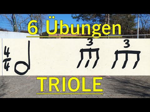 6 Übungen zur Triole - Wie zähle ich eine Triole? Musikunterricht mit Herrn Müller Lektion 036 Fulda
