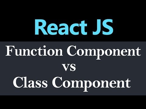 Difference between Function Component and Class Component in React JS Hindi