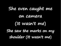 Shaggy-It wasn't me(lyrics) 
