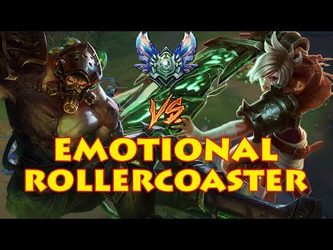 TRYNDAMERE VS RIVEN TOP: DIAMOND SOLOQ - EMOTIONAL ROLLERCOASTER//HARDCARRY [Patch 7.14]