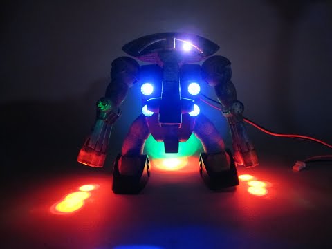 BANDAI OLD (0008738) 1/144 MSM-04G Juaggu-PAINT + LED