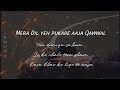 Ek Choti Si Jhalak Lyrics | Mera Dil Yeh Pukare Qawwali version