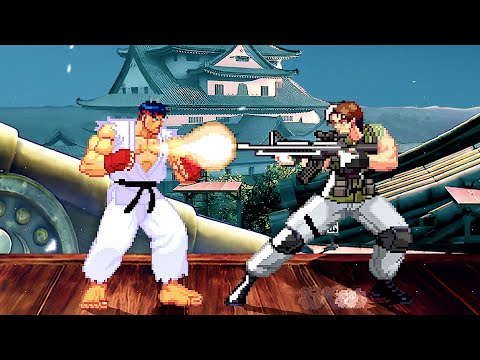 SHIN RYU vs CARLOS OLIVEIRA (Resident Evil) - Must See Amazing ULTIMATE Fights!