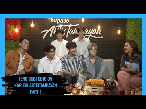 [Eng Sub] SB19 on Kapuso ArtisTambayan Part 1