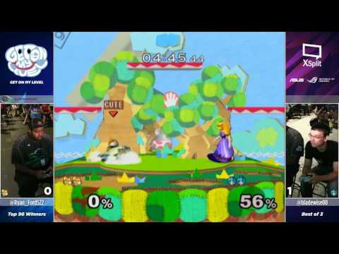 Ryan Ford vs Bladewise - GOML 2017 - Melee Winners Top 96
