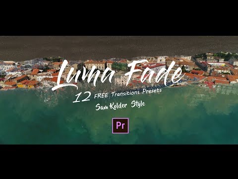 12 FREE Luma Fade Transition Presets | Tutorial | Sam Kolder Style | Premiere Pro