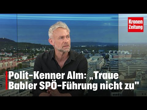 Niko Alm: „Ich traue Babler die SPÖ-Führung nicht zu“ | krone.tv NACHGEFRAGT