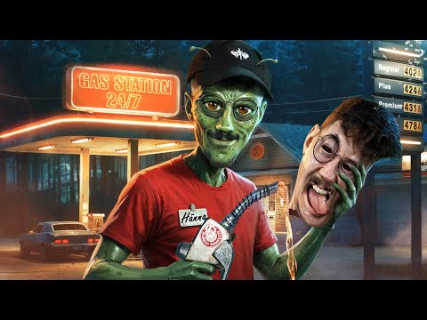 UNDERCOVER als ALIEN an der Tankstelle