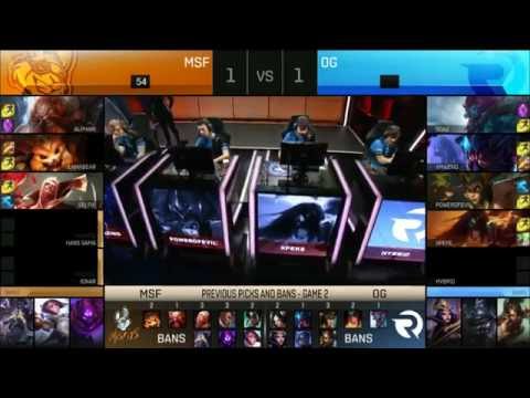 MSF vs OG Game 3 Spring Promotion Tournament EU LCS 2017 | Misfits vs Origen