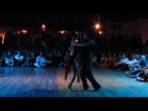  Miguel Angel Zotto  and  Daiana Guspero  are  dancing  to  a  milonga  at  Istanbul International Tango Festival  in  2013