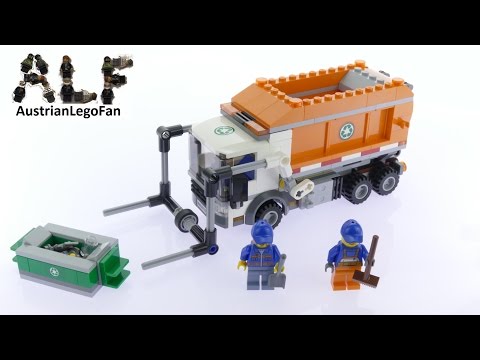 Vidéo LEGO City 60118 : Le camion poubelle