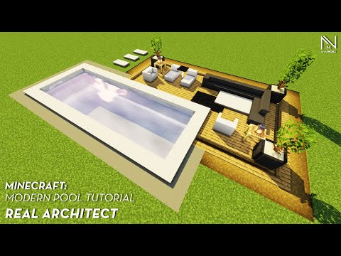 MarchiWORX Minecraft - MINECRAFT: How to Build a POOL Tutorial (EASY)