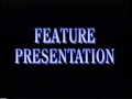 Feature Presentation Touchstone Home Video 1993 Company Logo VHS Capture