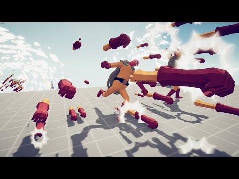 300x SUPER PEASANT vs 15x NEW ONE PUNCH MAN Totally Accurate Battle Simulator