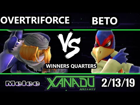 S@X 289 SSBM - Overtriforce (Sheik) Vs. Beto (Falco) - Smash Melee Winners Quarters