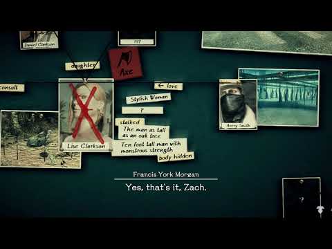 Deadly Premonition 2 - M.21 The Beginning: Organize Evidence (Lise, Danny Clarkson, Stalked) (2020)