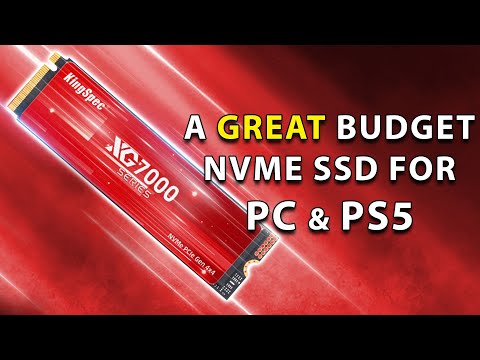 KingSpec XG7000 1TB NVMe SSD PCIe 4.0-7400MB/s Read Speed, 3D TLC NAND M.2 2280 Internal SSD, Compatible with Gaming PC, Laptop, PS5 Console video review thumbnail