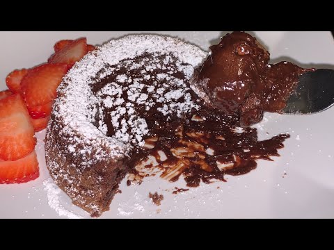 Making Chocolate Lava Cake (No Music)