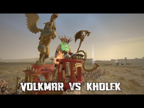 VOLKMAR VS KHOLEK - Total War Warhammer 2