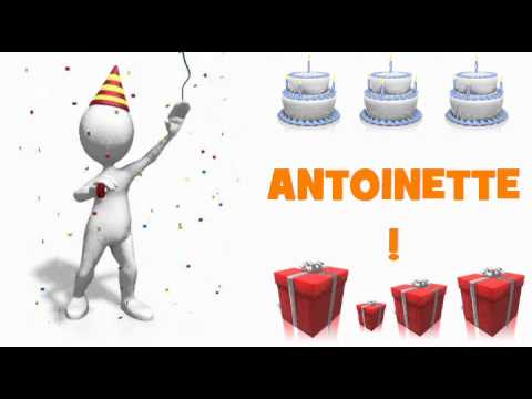 HAPPY BIRTHDAY ANTOINETTE!