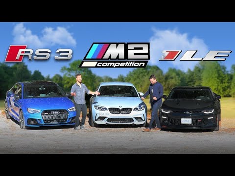 Audi RS3 против BMW M2 Competition против Camaro SS 1LE - Есть Ли Ответ?