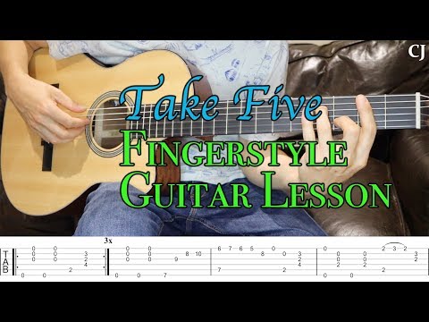 Take Five (With Tab) | Watch and Learn Fingerstyle Jazz Guitar Lesson