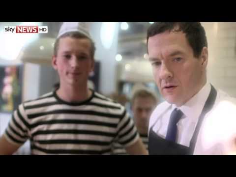 Chancellor George Osborne Makes A Pizza