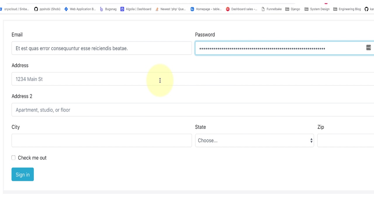 Random Data Generator, Chrome extension - Demo