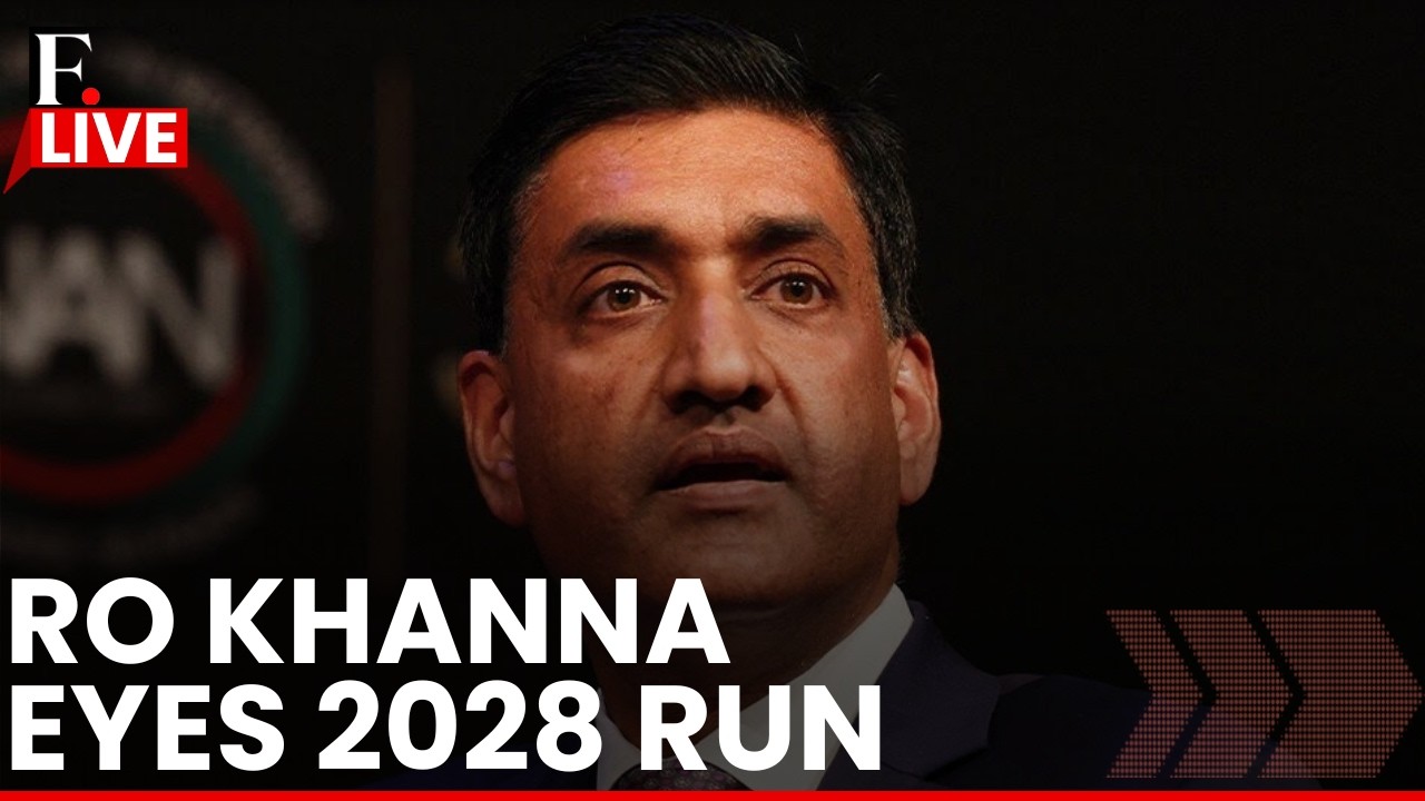 LIVE: Ro Khanna Keeps Door Open For 2028 US Presidential Bid