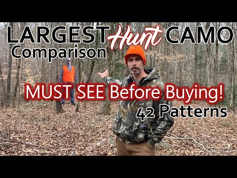Largest Camo Comparison for the Whitetail Woods - 42 Patterns