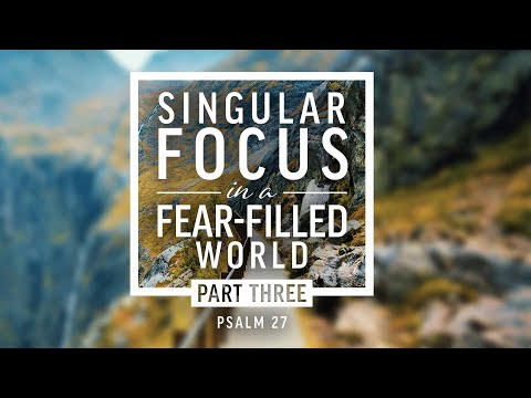 Singular Focus in a Fear Filled World - Part 3 (Psalm 27:10-14)