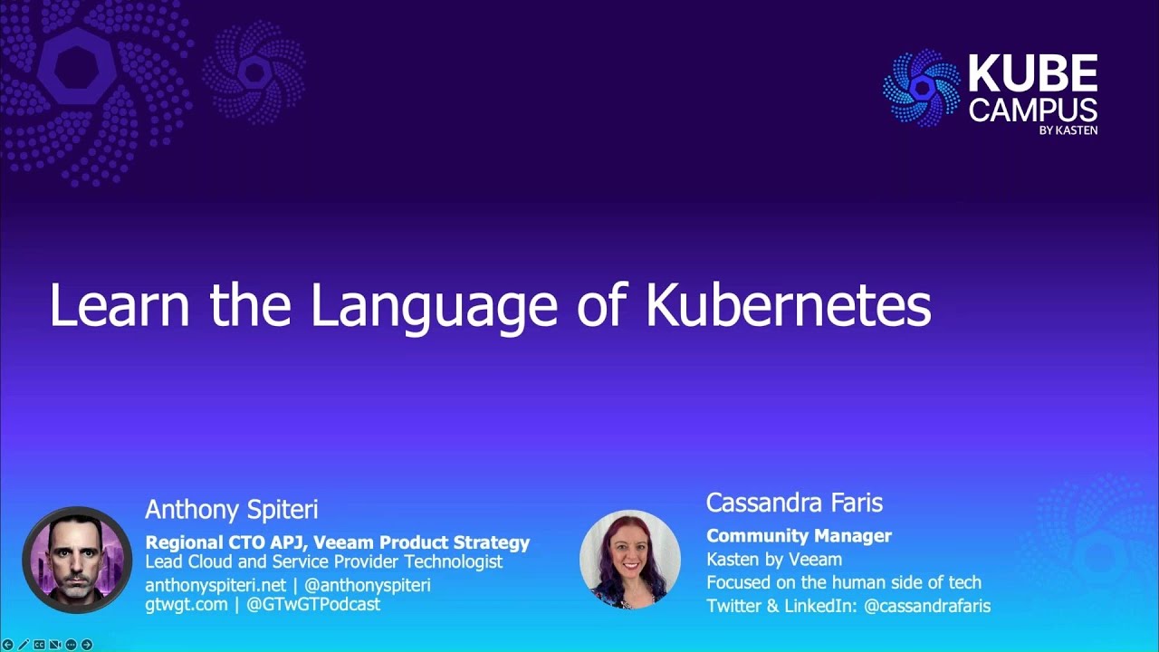 Learn the Language of Kubernetes video