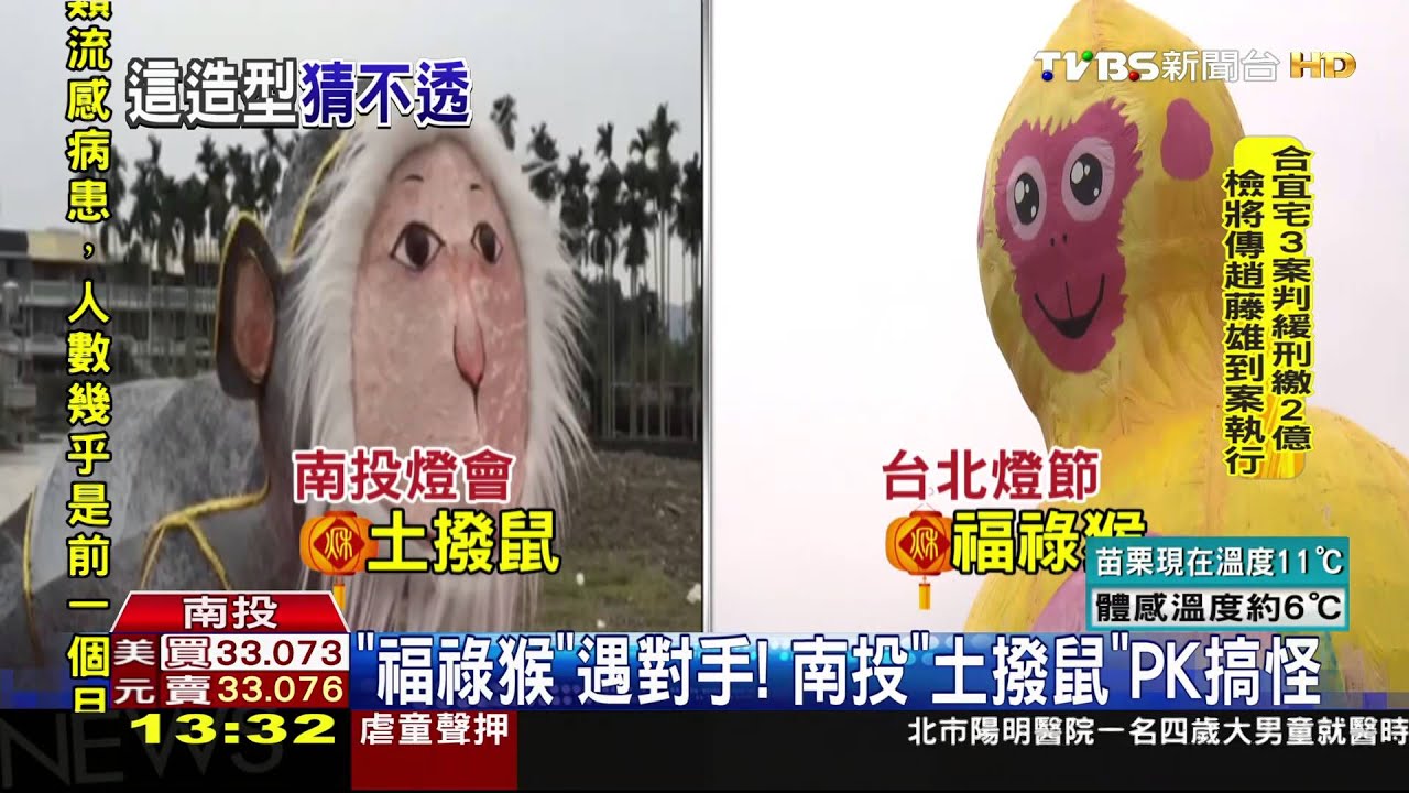 「福祿猴」遇對手　南投「土撥鼠」PK搞怪