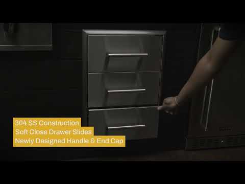 Coyote 18 Inch Triple Drawer Video