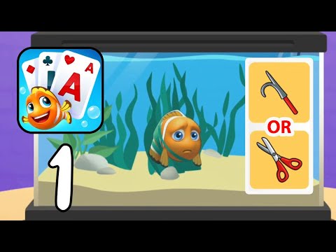 Fishdom Solitaire - Gameplay walkthrough Part 1 (iOS, Android) - YouTube