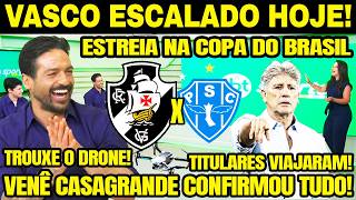 VASCO ESCALADO CONTRA O PAYSANDU NA COPA DO BRASIL! VENÊ CASAGRANDE CRAVOU! 