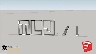 Sketch Up Basics | Marque Letters